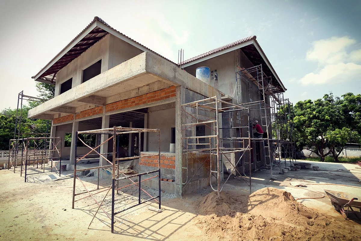 Completed custom home · exterior