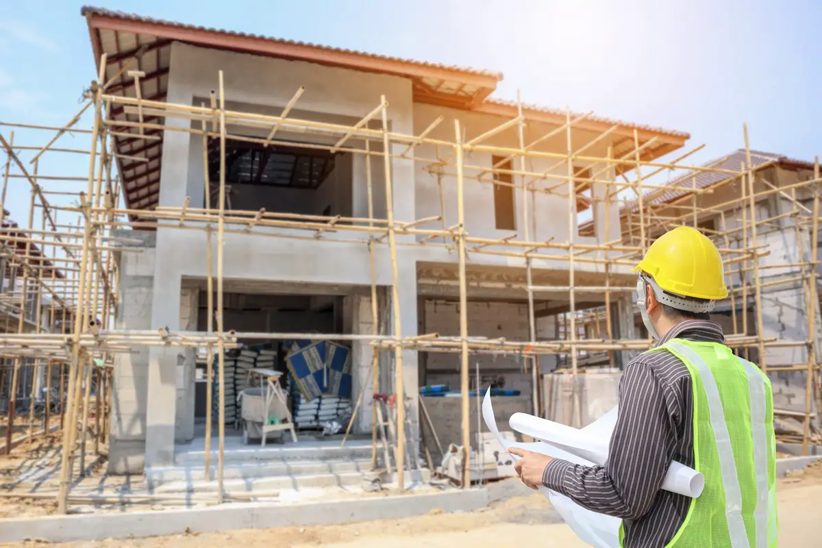 New construction · framing stage