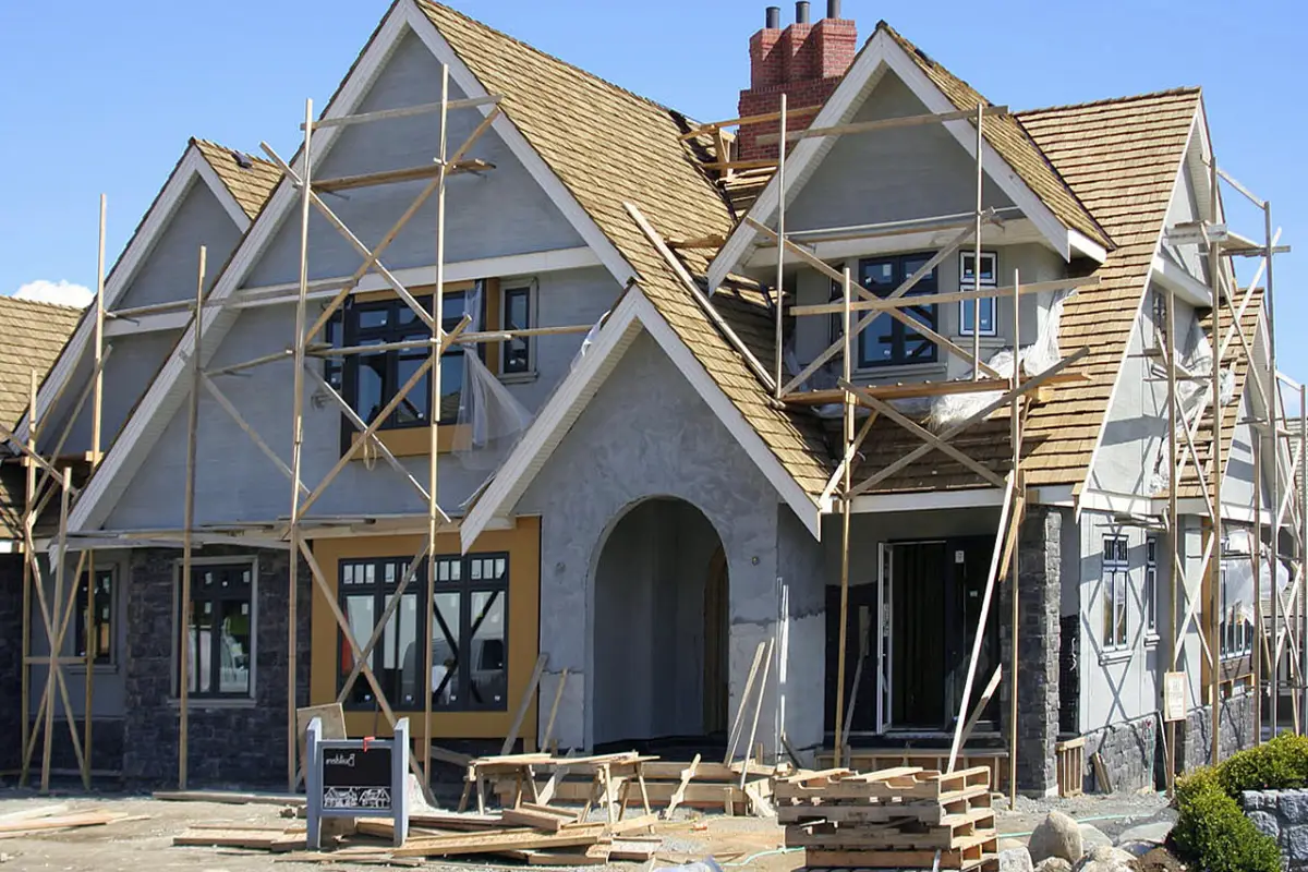 Tile roof, after tear-off